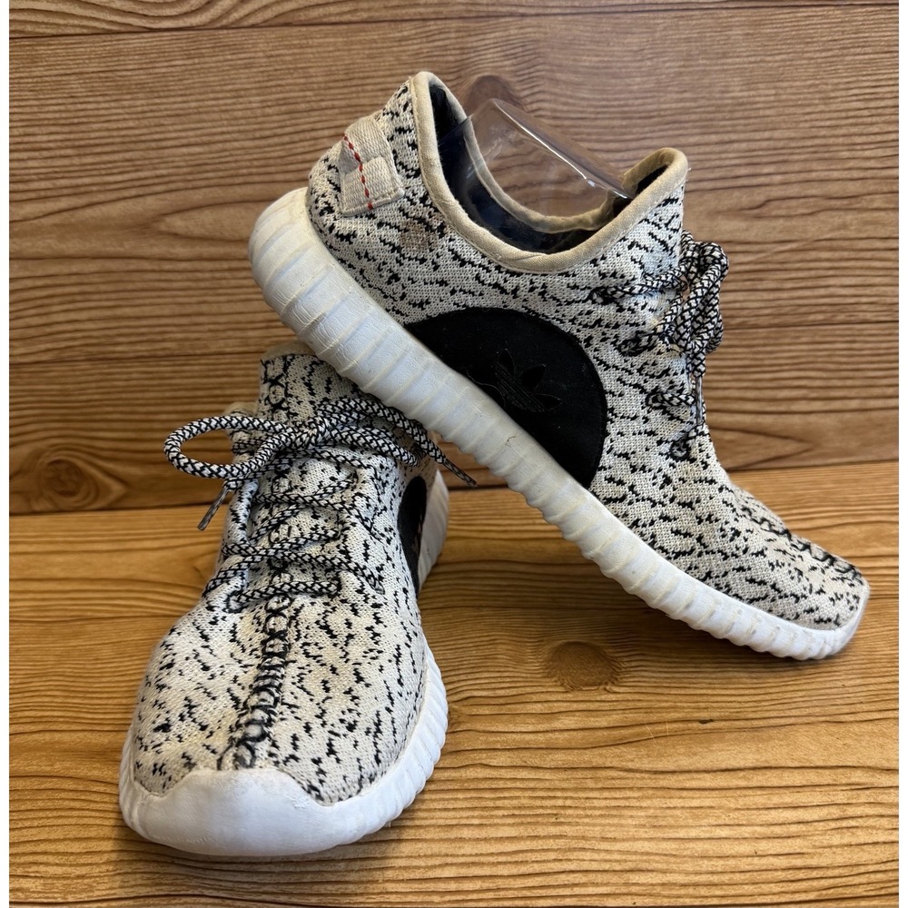 Adidas Yeezy Boost 350 Turtle Dove‎ Mens Sz 8 (41) Black Sneakers Shoes - Picture 3 of 8